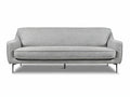 **Tytuł techniczny w języku polskim: Nowoczesna szara sofa z metalowymi nóżkami**